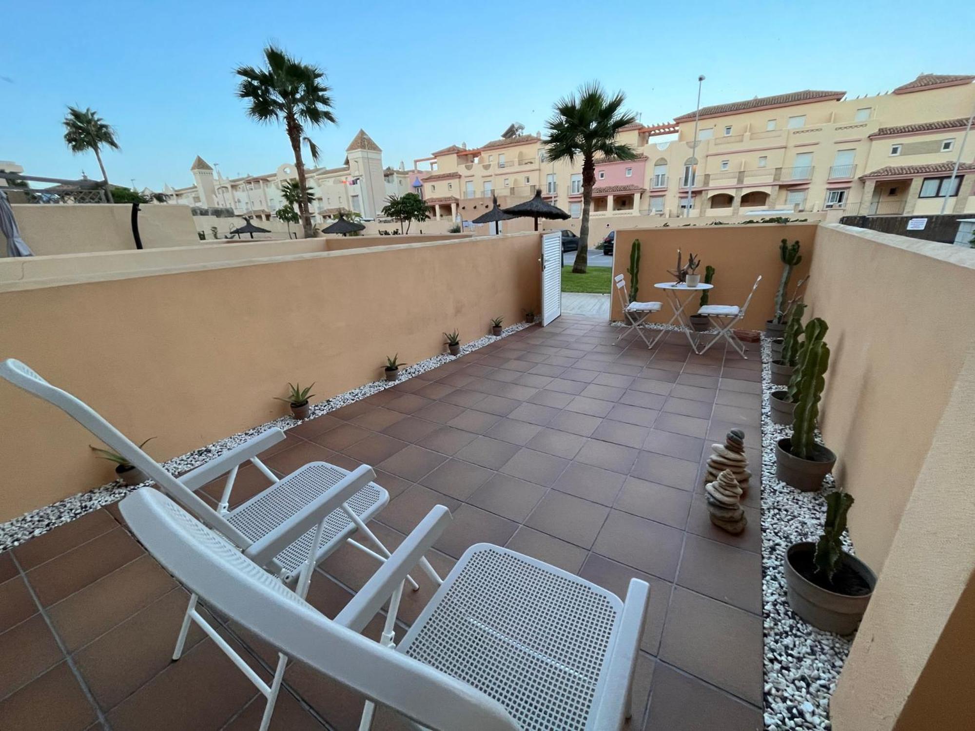 Los Lances Tarifa - Piscina Y Patio Dış mekan fotoğraf